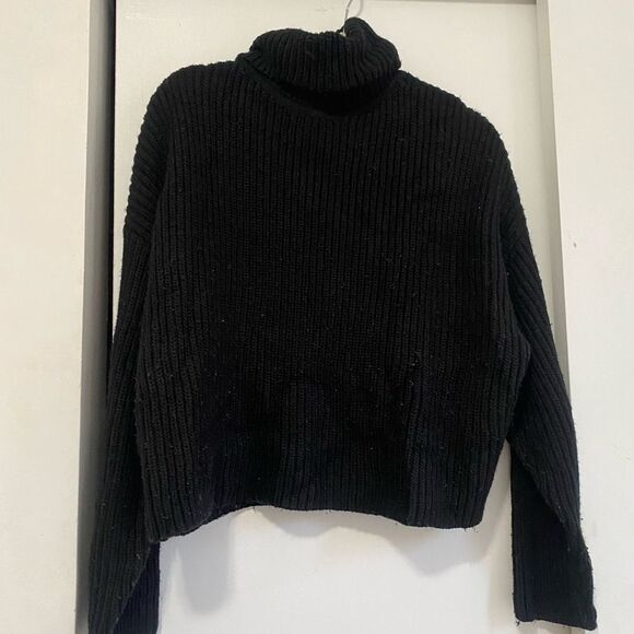 Zara Turtle Neck Knitted Sweater - Picture 1 of 4